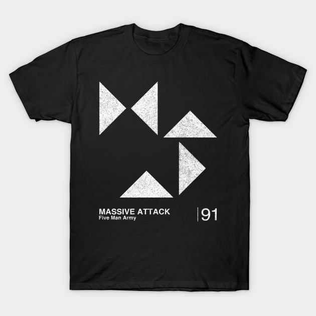 Five Man Army  / Minimalist Graphic Artwork Design T-Shirt by saudade